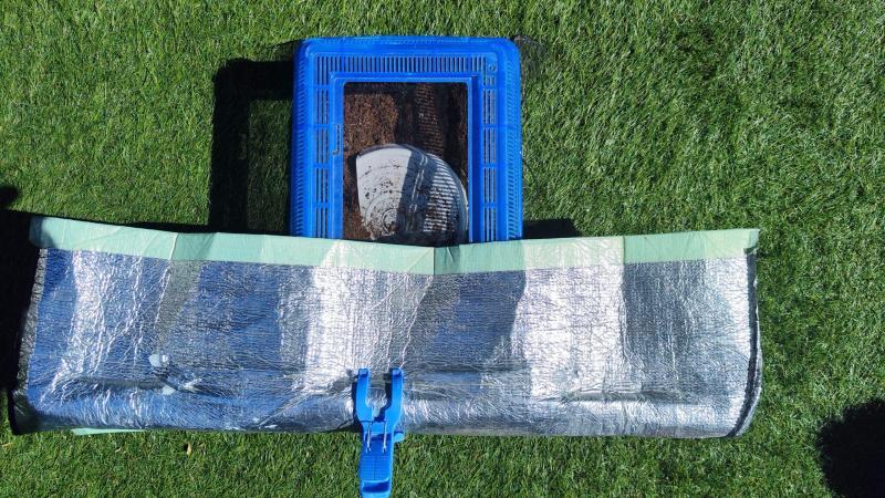 日光浴の時の日よけ